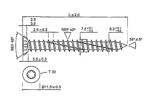 katsuhana-MASONRY-3-WINDOW Franme ScrewConcrete screw